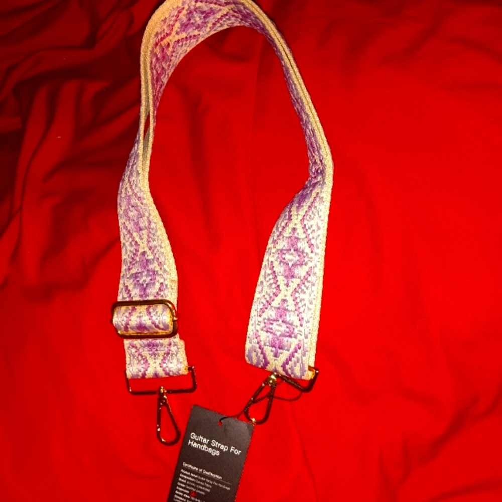 Purse strap. Boyatu Sumrains Guitar strap for handbags.